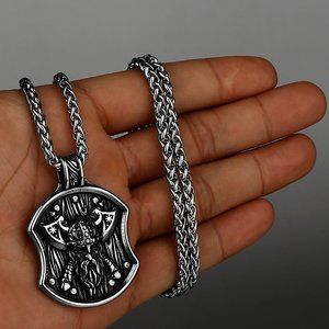 Stainless Steel Unisex Pendant Necklace, GP1231163